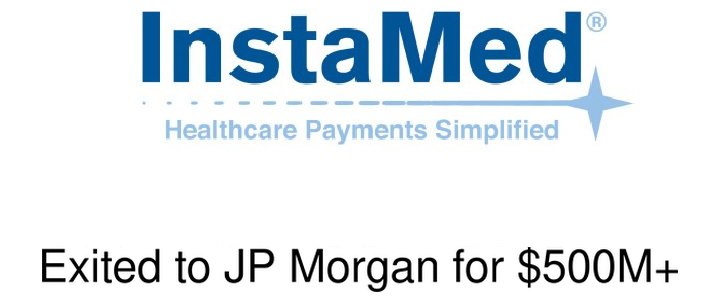 InstaMed logo — exited to J.P. Morgan for $500M+