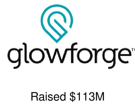 Glowforge logo — raised $113M