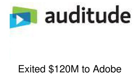 Auditude logo — exited to Adobe for $120M
