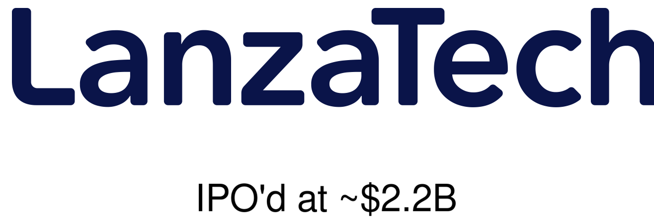LanzaTech logo — IPO'd at about $2.2B